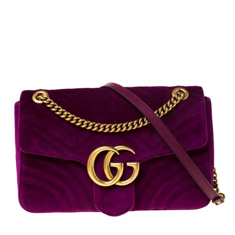 Gucci purple purse